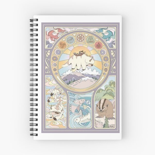 Item preview, Avatar Elements – Appa and Spirits Art Nouveau Design designed and sold by WATEKE.
