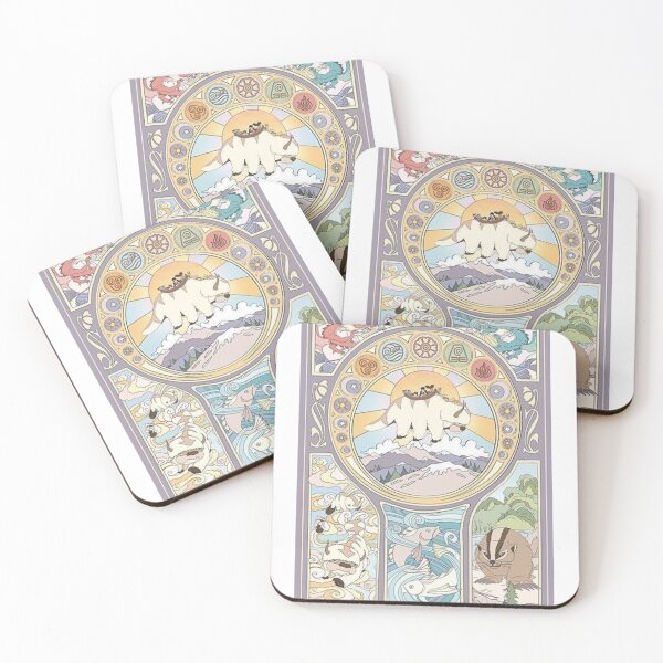 Item preview, Avatar Elements – Appa and Spirits Art Nouveau Design designed and sold by WATEKE.