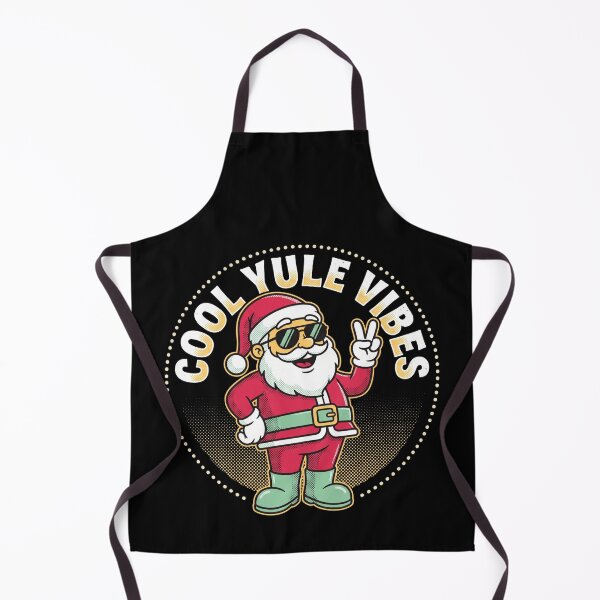 Item preview, Cool Yule Vibes Santa Claus Sunglasses Peace Sign Christmas designed and sold by TeNovaStudio ⭐⭐⭐⭐⭐.