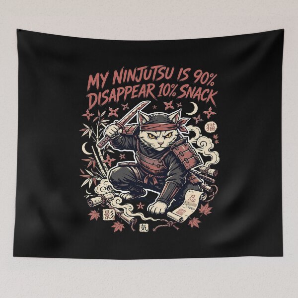 Item preview, My Ninjutsu Is Mostly Disappearing And Snacking designed and sold by Tong4130.