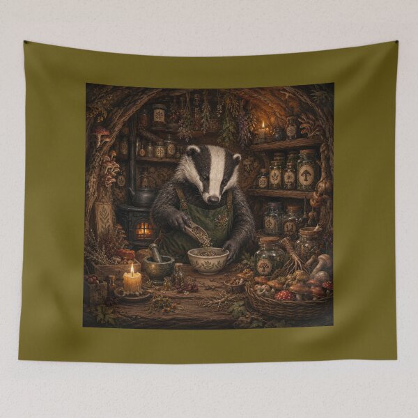 Item preview, The Badger’s Woodland Apothecary designed and sold by thewandswant.