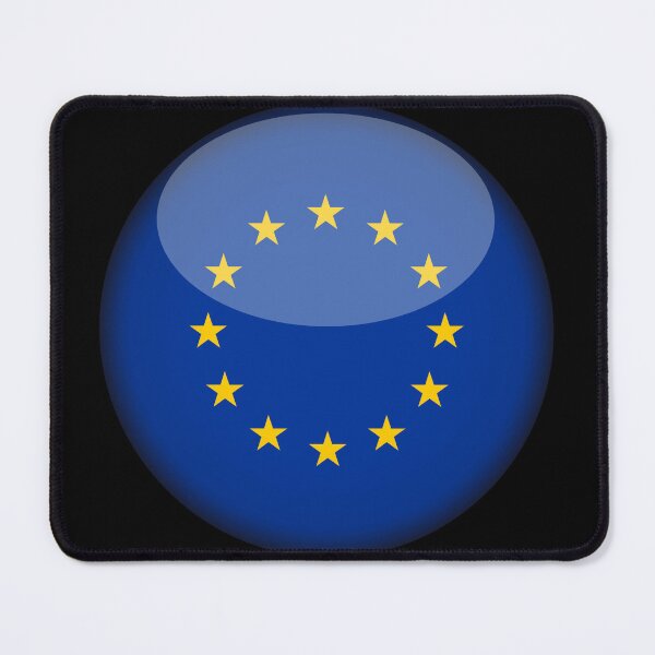 Item preview, European 3D Round Flag EU Union Pride Design designed and sold by yazdogs.