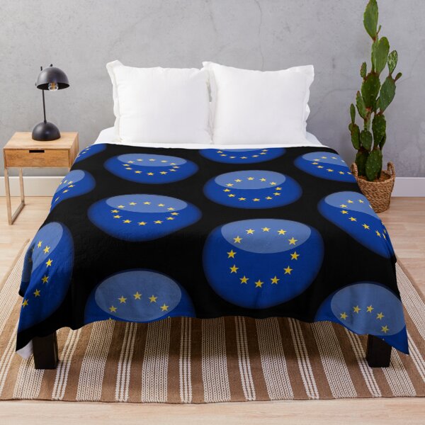 Item preview, European 3D Round Flag EU Union Pride Design designed and sold by yazdogs.