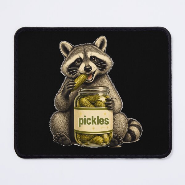 Item preview, Raccoon Eating Pickles designed and sold by AMCreatix.