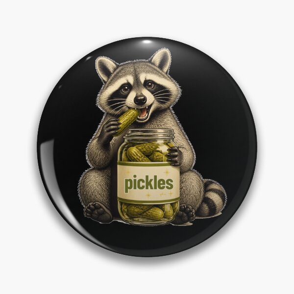 Item preview, Raccoon Eating Pickles designed and sold by AMCreatix.