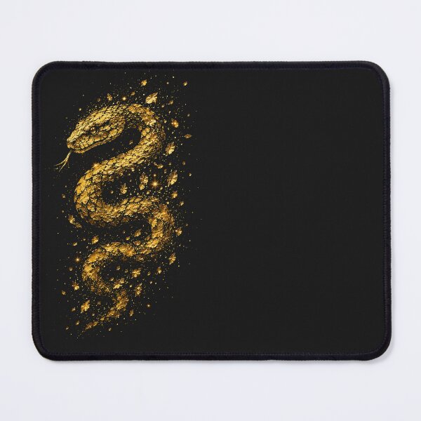 Item preview, Golden Snake Splatter Abstract Art designed and sold by GRFORA.