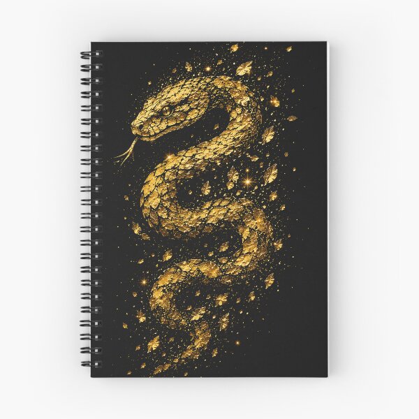 Item preview, Golden Snake Splatter Abstract Art designed and sold by GRFORA.