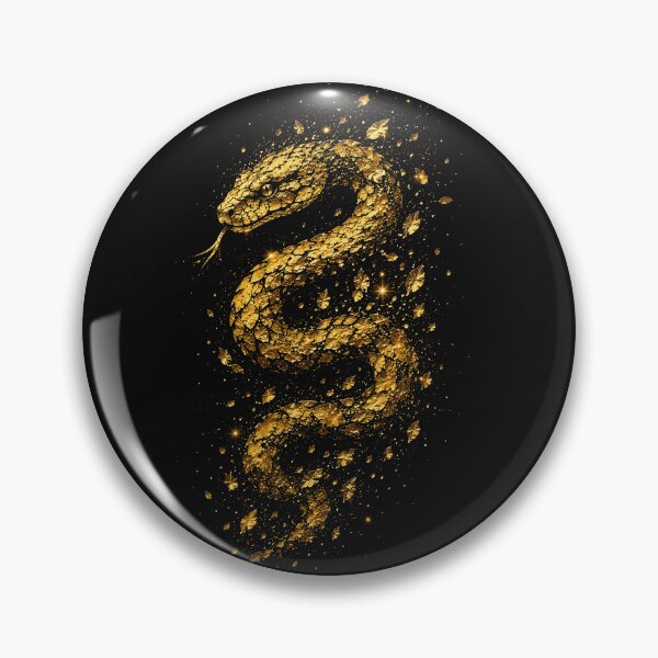 Item preview, Golden Snake Splatter Abstract Art designed and sold by GRFORA.