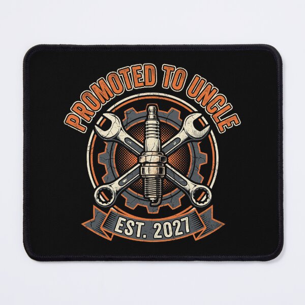Item preview, Promoted To Uncle Est 2027 Mechanic Spark Plug Wrenches designed and sold by TeNovaStudio ⭐⭐⭐⭐⭐.