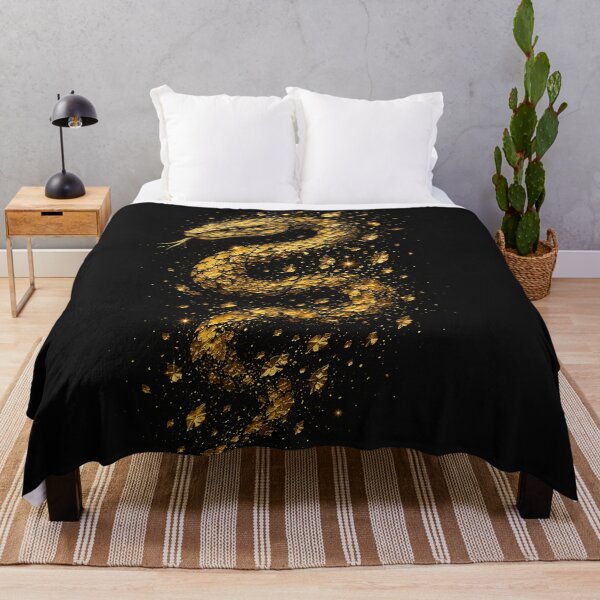 Item preview, Golden Snake Splatter Abstract Art designed and sold by GRFORA.