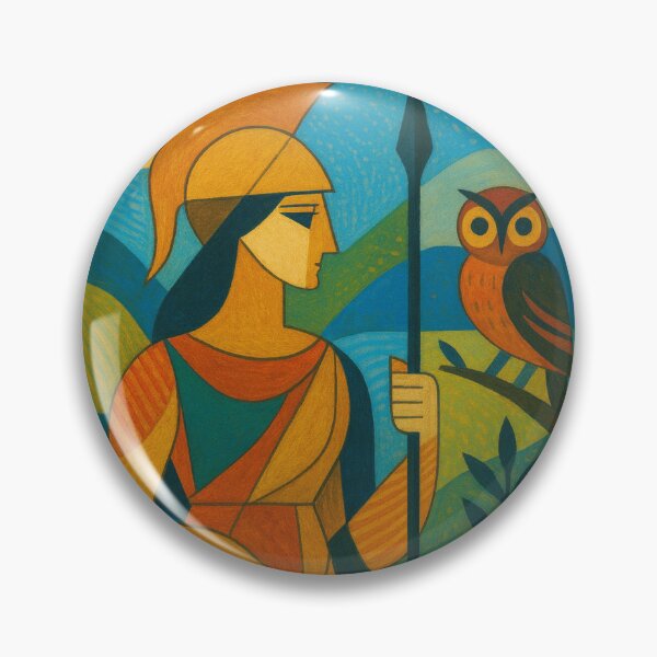 Item preview, Greek Goddess Athena Painting – A Tribute to Greek Mythology designed and sold by GalleryKauffeld.