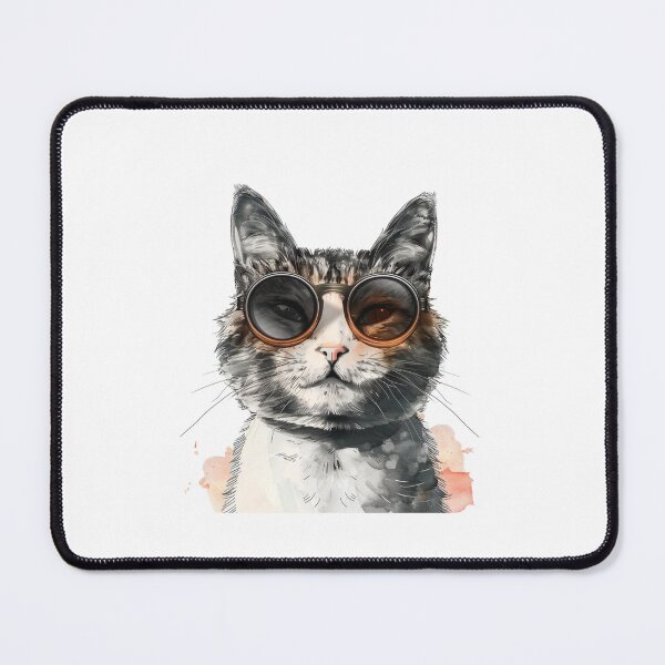 Item preview, Cat | Black & White Cat | Minimal Pet Aesthetic Art designed and sold by Mandayartstudio.