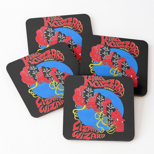 Item preview, Lizard Wizard Gizzard Albums King Vintage Band designed and sold by ArtShopNathani.