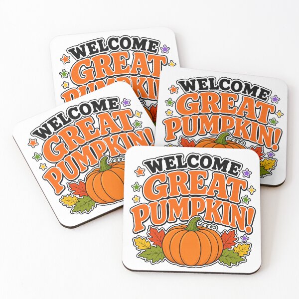 Item preview, Welcome Great Pumpkin Funny Halloween Retro  designed and sold by WeirdlyMild.
