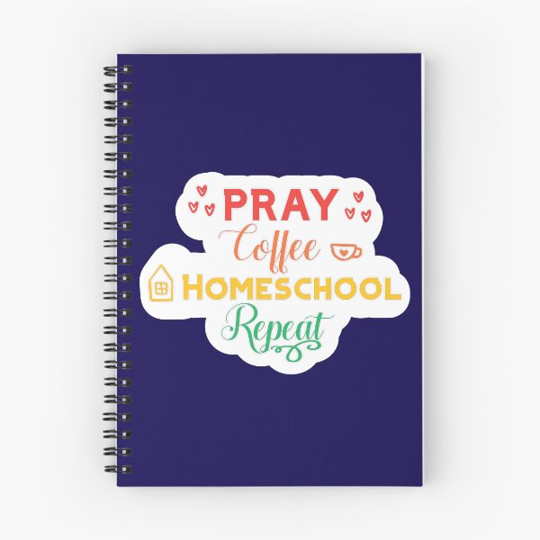 Item preview, Pray Coffee Homeschool Repeat  designed and sold by FamilyCurios.
