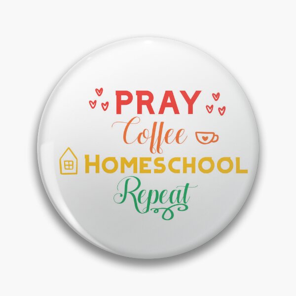 Item preview, Pray Coffee Homeschool Repeat  designed and sold by FamilyCurios.