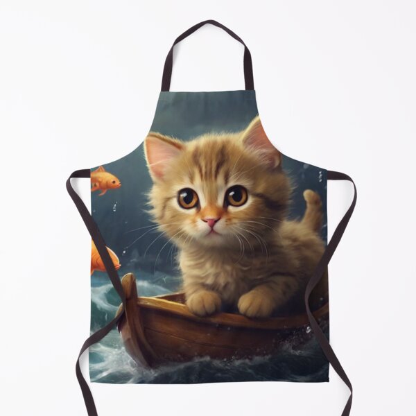 Item preview, A kitten sailing designed and sold by Designfs.