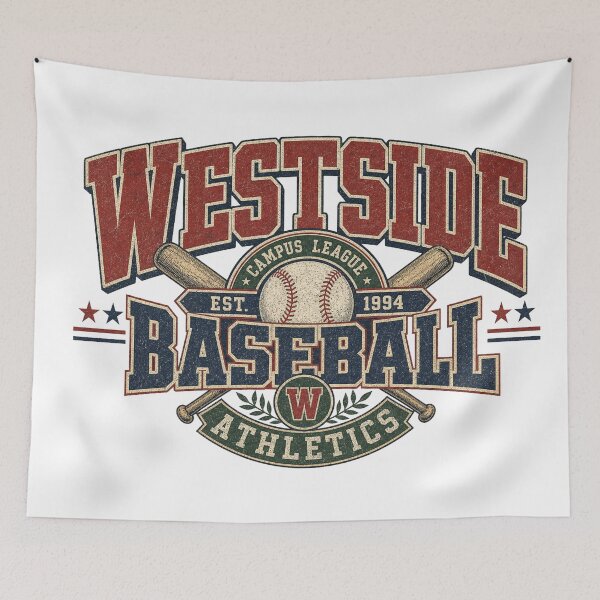 Item preview, Vintage College Baseball Varsity 90s Athletics – Back to School Retro Sports Design designed and sold by Cary-s.