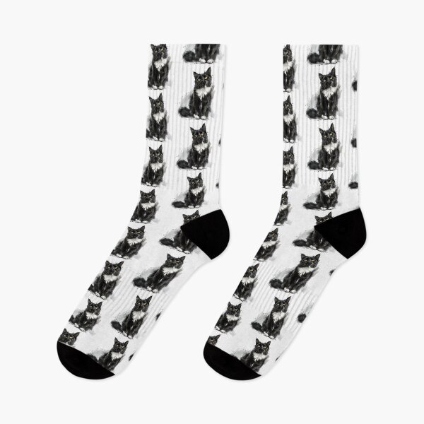 Item preview, Cat | Black & White Cat | Minimal Pet Aesthetic Art designed and sold by Mandayartstudio.