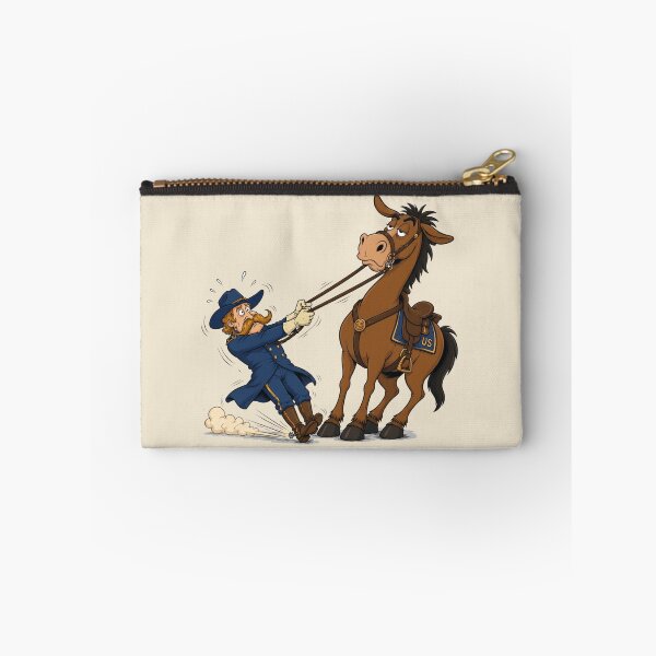 Item preview, "Whoa, Mule! Cavalry Soldier Struggle" designed and sold by MischiefFoundry.