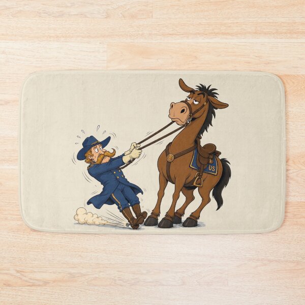 Item preview, "Whoa, Mule! Cavalry Soldier Struggle" designed and sold by MischiefFoundry.