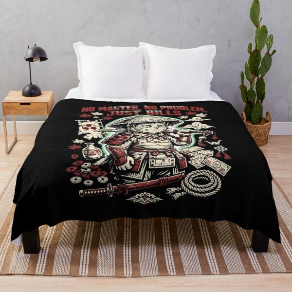 Item preview, No Master No Problem Just Bills Ronin Cat Warrior designed and sold by Tong4130.