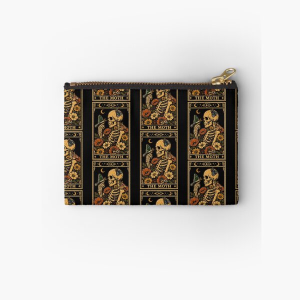 Item preview, Moth and Skeleton Floral Art Print Halloween designed and sold by rafaeltto.