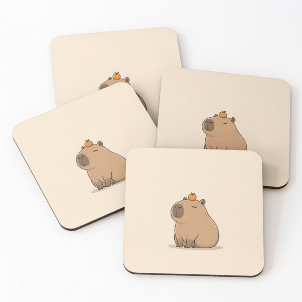 Item preview, Cute Capybara – Simple Minimalist Animal Illustration designed and sold by KUHATLIKHA.