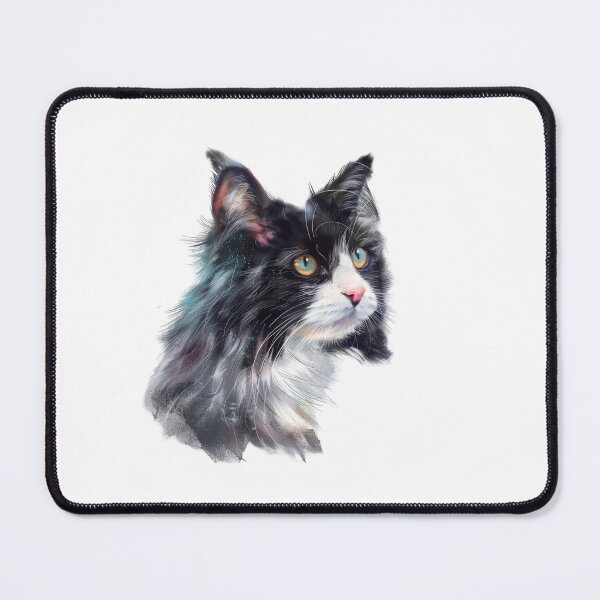 Item preview, Cat | Black & White Cat | Minimal Pet Aesthetic Art designed and sold by Mandayartstudio.