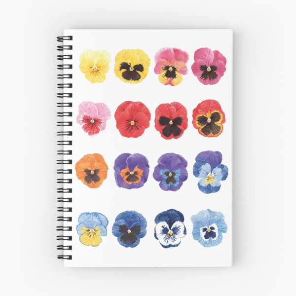 Item preview, Rainbow Watercolour Pansy flower design designed and sold by By Kelly Attenborough.