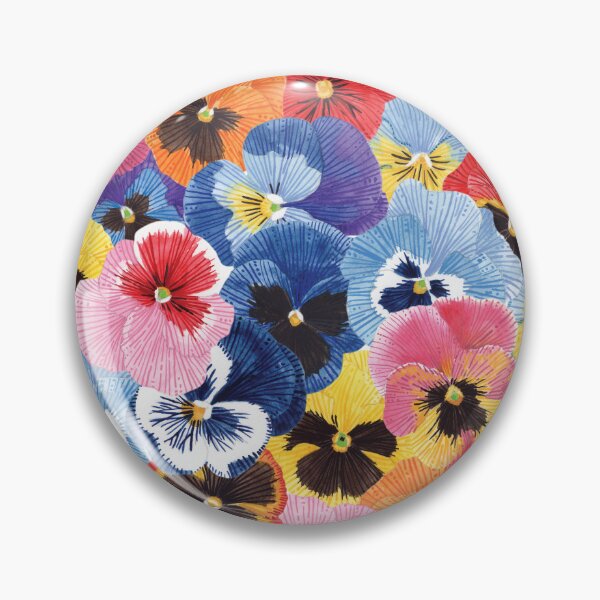 Item preview, Rainbow Watercolour Pansy flower design designed and sold by By Kelly Attenborough.