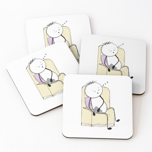 Item preview, Asleep While Scrolling – Hand-drawn Relatable Digital Illustration & Print designed and sold by MyVisionaryHuez.