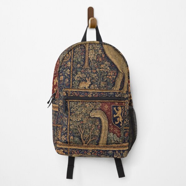 Item preview, Medieval tapestry style illustration of a dinosaur - Brachiosaurus designed and sold by Vintage Designs +.