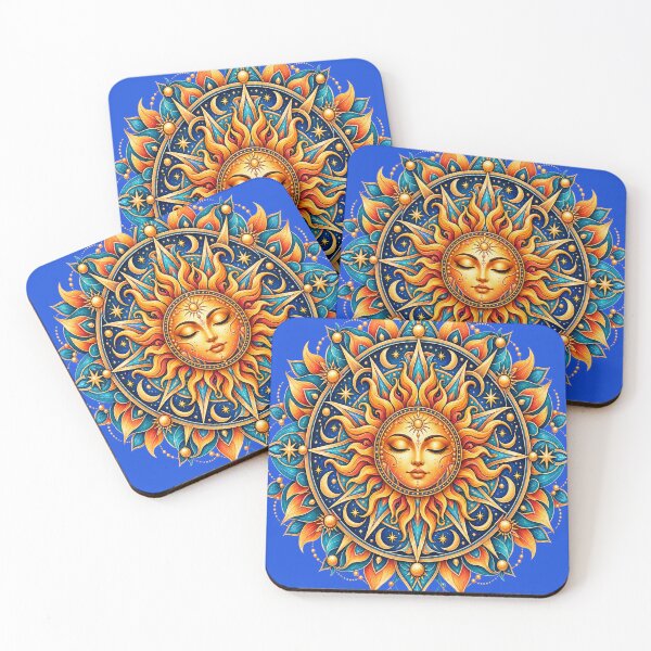 Item preview, Sun Mandala – Celestial Rays & Geometric Sacred Design designed and sold by Lumvero.