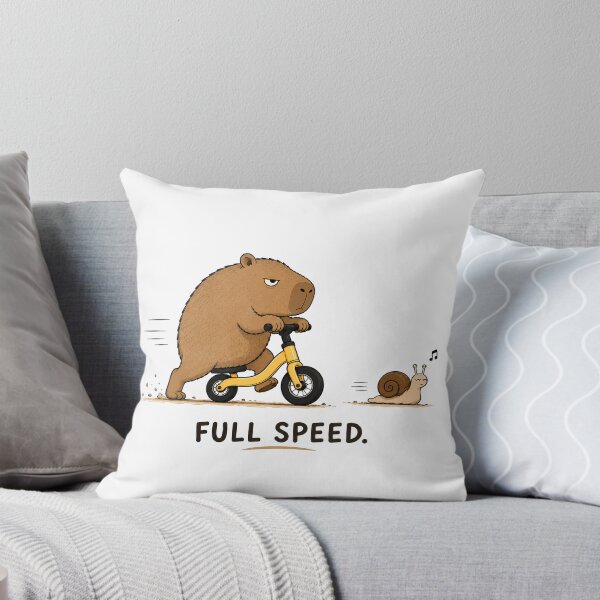 Item preview, Full Speed Capybara Scooter and Snail designed and sold by LazyPaw Design.