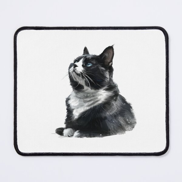 Item preview, Cat | Black & White Cat | Minimal Pet Aesthetic Art designed and sold by Mandayartstudio.