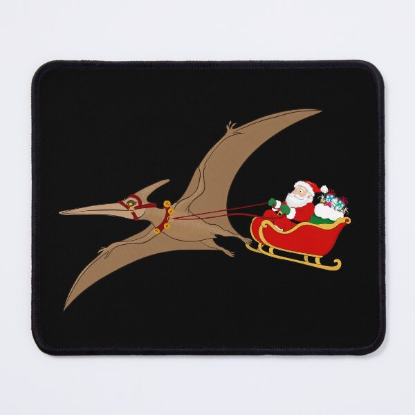 Item preview, Funny Pterodactyl Santa Christmas Adventure designed and sold by daphsam.