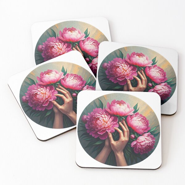 Item preview, Peony flowers designed and sold by PrintLabStudio.