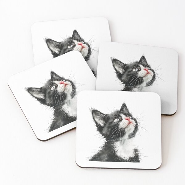 Item preview, Cat | Black & White Cat | Minimal Pet Aesthetic Art designed and sold by Mandayartstudio.