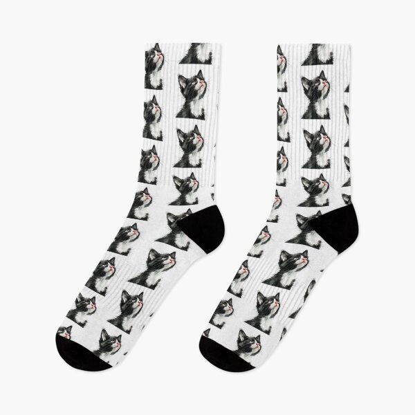 Item preview, Cat | Black & White Cat | Minimal Pet Aesthetic Art designed and sold by Mandayartstudio.