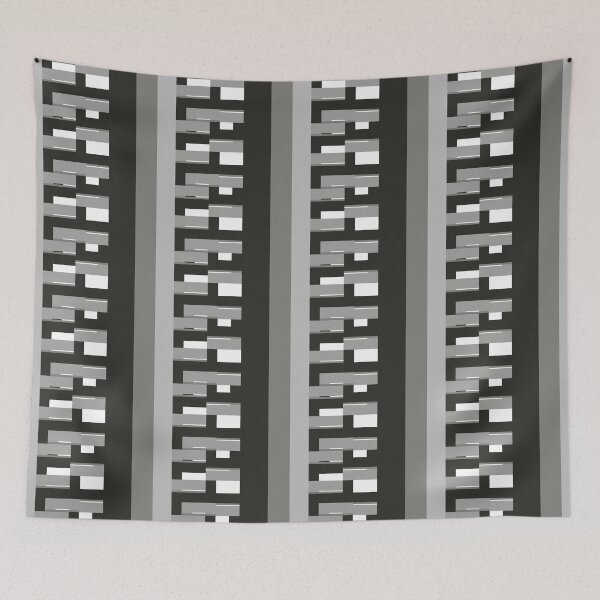 Item preview, Urban Geometric Building Street Pattern designed and sold by PoeticRecipeST.