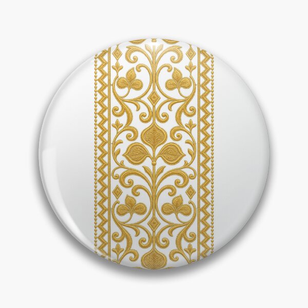Item preview, Circassian Gold Embroidery Ornament Adyghe Art designed and sold by ys96.
