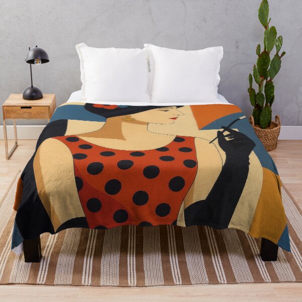 Item preview, Woman Illustrated in Bauhaus Style designed and sold by GalleryKauffeld.