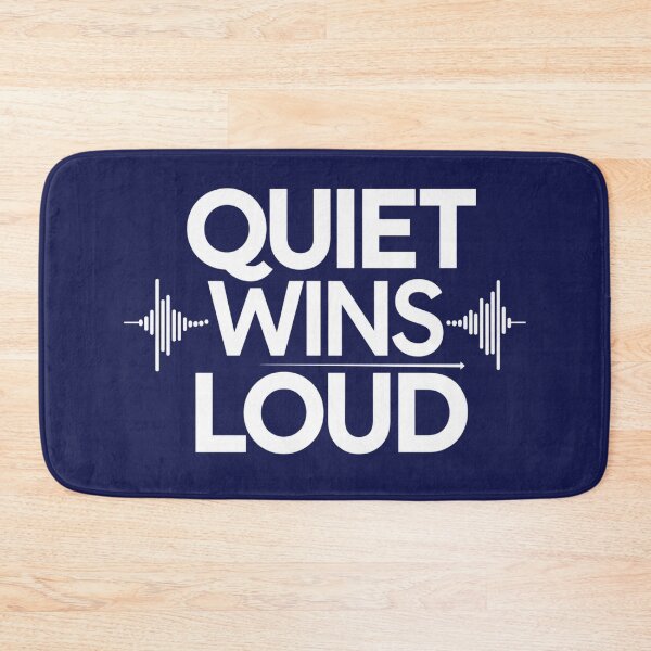 Item preview, Quiet Wins Loud. Minimalist Motivational Quote designed and sold by Aarvya Fashion Club ( A.F.C ).