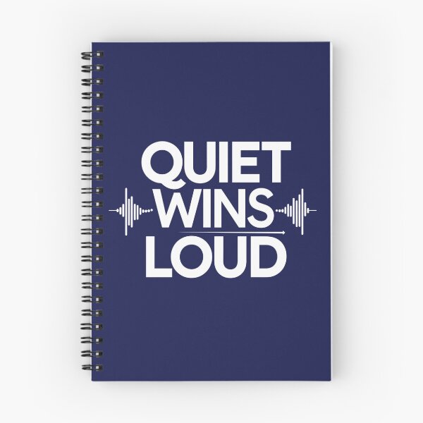 Item preview, Quiet Wins Loud. Minimalist Motivational Quote designed and sold by Aarvya Fashion Club ( A.F.C ).
