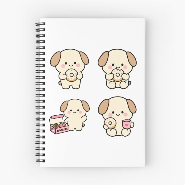 Item preview, Cream Puppy Donuts – Cute Kawaii Cartoon designed and sold by Moffyuniverse.