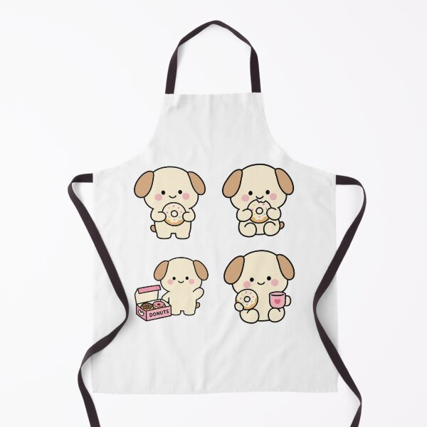 Item preview, Cream Puppy Donuts – Cute Kawaii Cartoon designed and sold by Moffyuniverse.