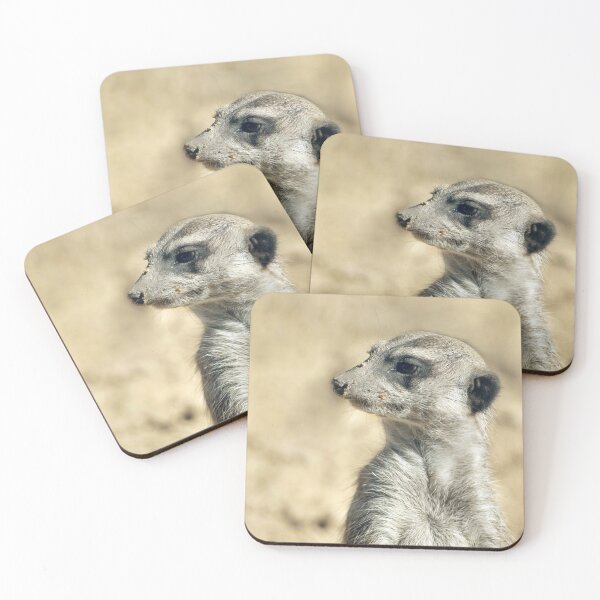 Item preview, Meerkat Portrait African Wildlife Art designed and sold by Vac1.