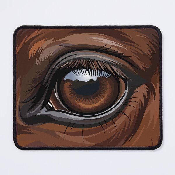 Item preview, A close-up view of a horse's eye designed and sold by Cheval-de-coeur.