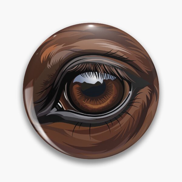 Item preview, A close-up view of a horse's eye designed and sold by Cheval-de-coeur.